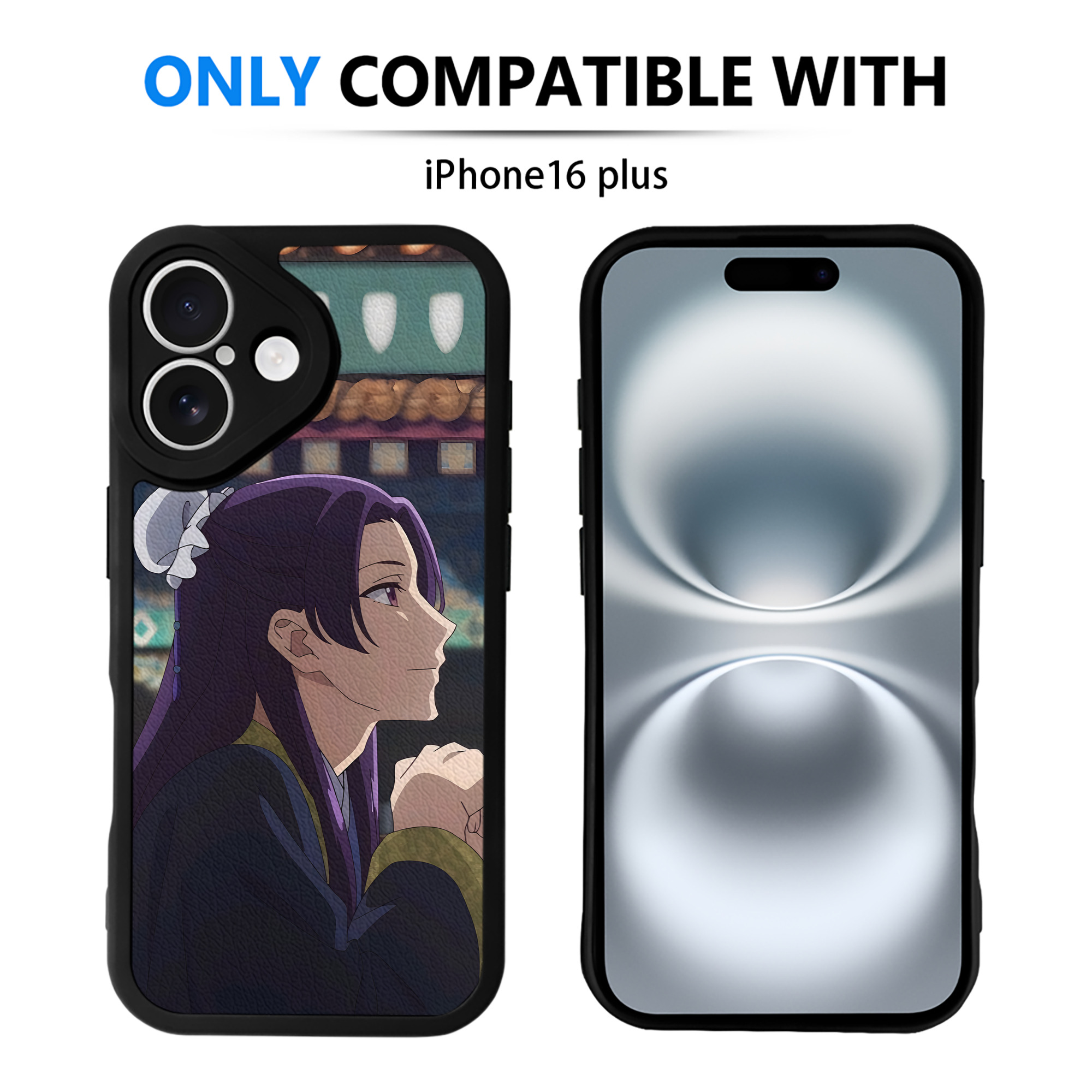 （画像用） 薬屋のひとりごと The Apothecary Diaries 【iPhone 16シリーズ対応】シリコンスマホケース（レザー調） 材質：シリコン